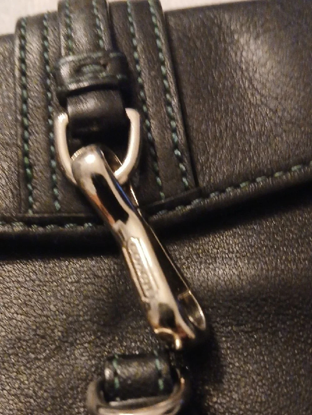 Coach sleek black